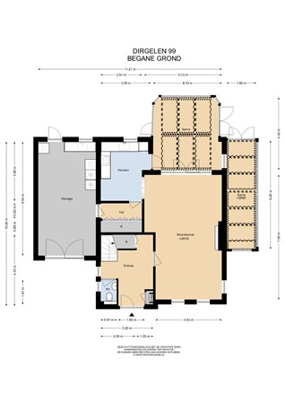 Floorplan - Dirgelen 99, 6171 DD Stein
